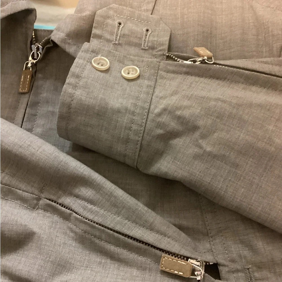 Angelo Nardelli Wool Tan Jacket With Suede Trim Size 50 Italian,/38 US - Picture 6 of 10